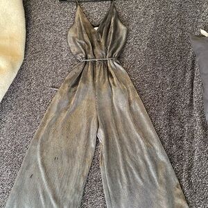 Elegant Silver Jumpsuit